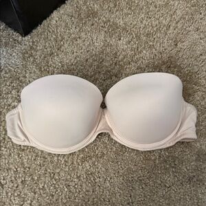 PINK Strapless Cream Bra